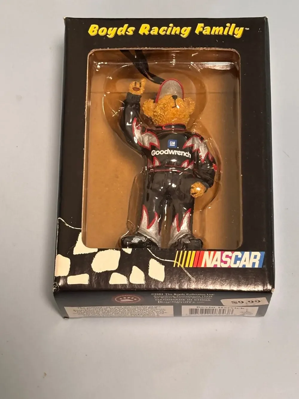 Kevin Harvick Boyds Racing Family Bear NASCAR Christmas Ornament 2004 New
